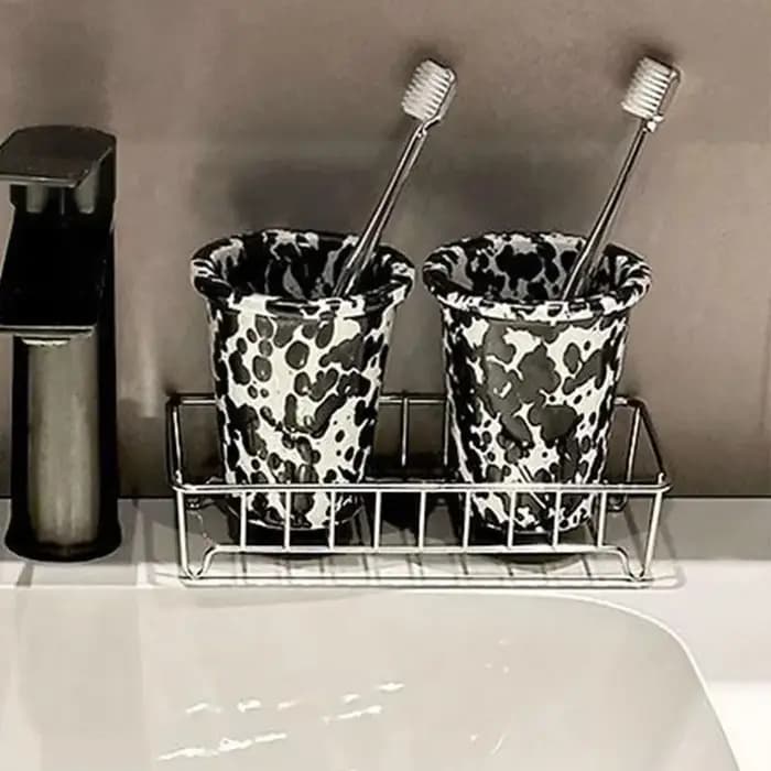 Étagère de rangement en acier inoxydable pour salle de bain