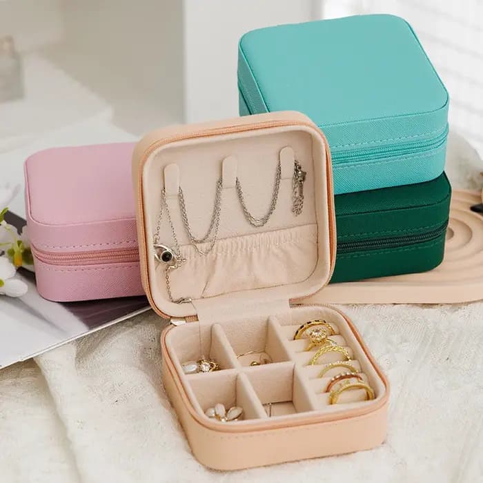 Boîte de rangement de bijoux Portable