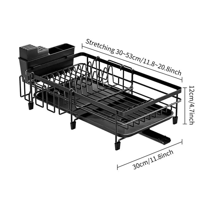 Étendoir à vaisselle, étendoir à vaisselle avec égouttoir