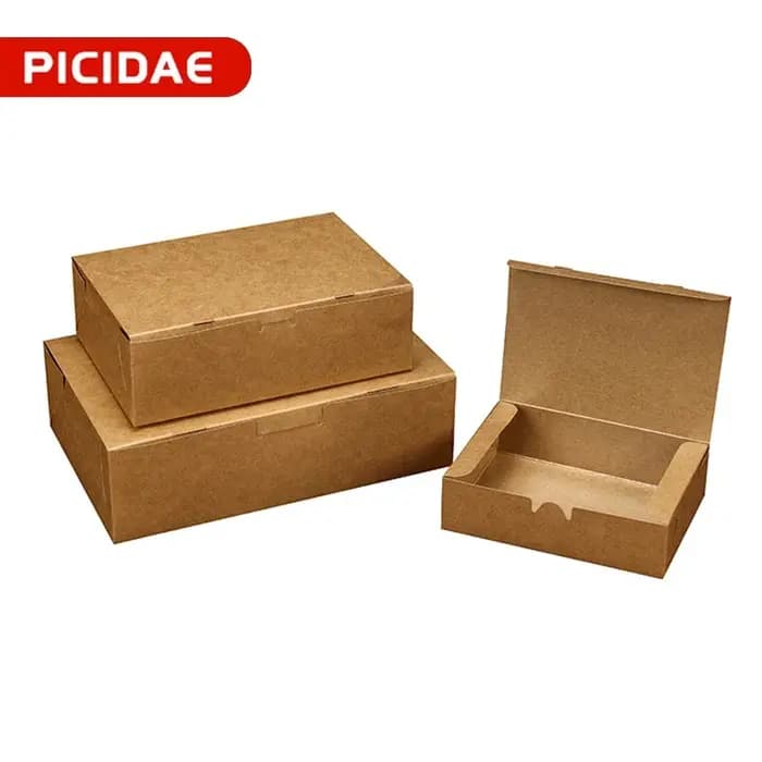 Boîte à lunch en papier kraft