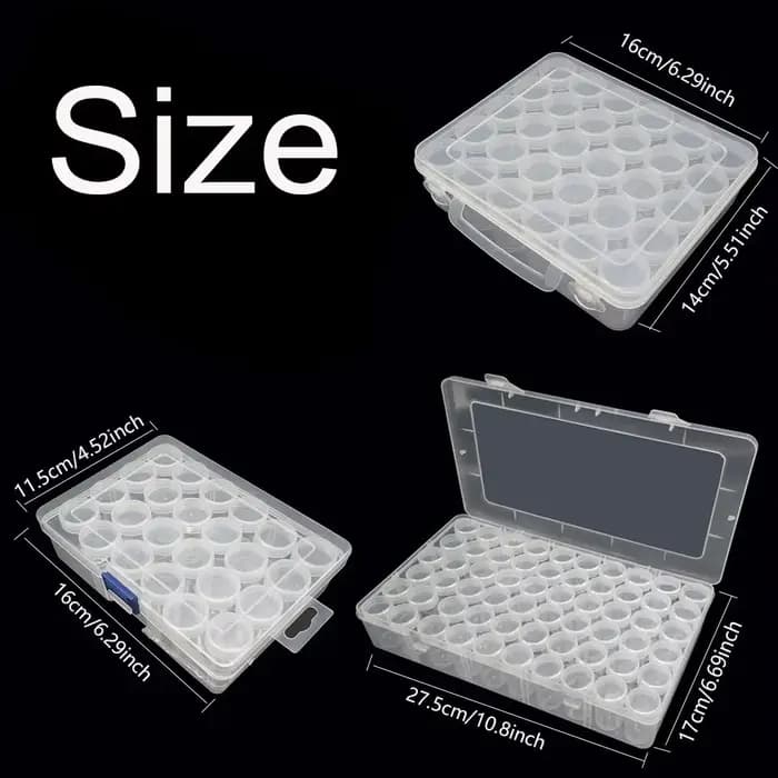 Boîtes de rangement pour peinture diamantée (24/30/60 bouteilles)