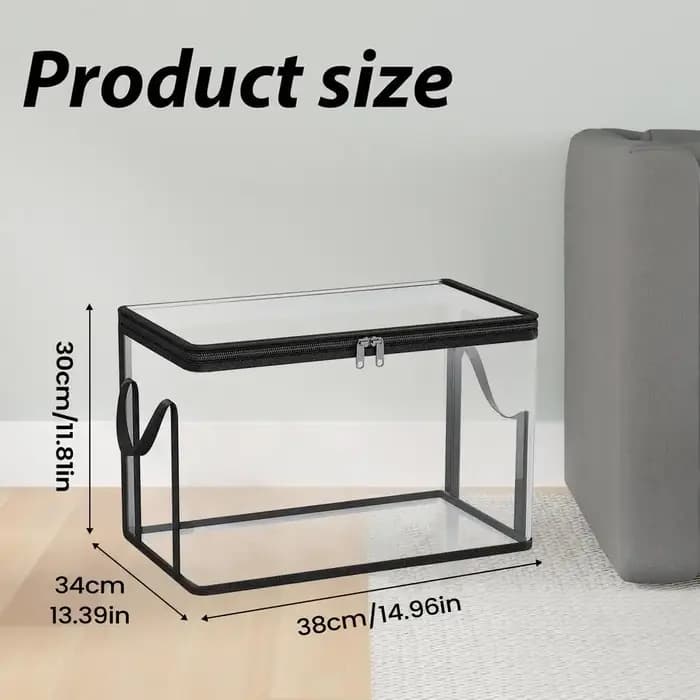 2 boîtes de rangement pour jouets en PVC pliables de 38x24x32 cm, boîte à jouets pour animaux en pel