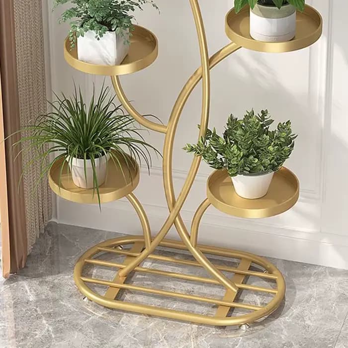 Étagère à plantes en métal