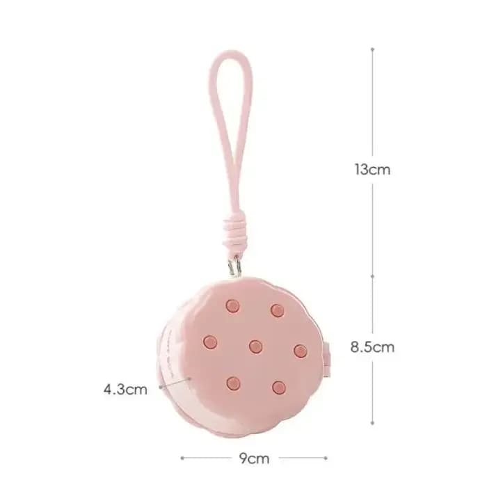 Boîte de rangement multifonctionnelle en forme de biscuit