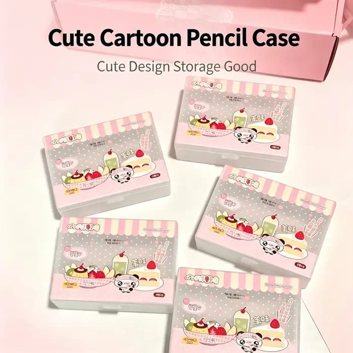 Boîte de rangement de cartes japonaise à pois givrés