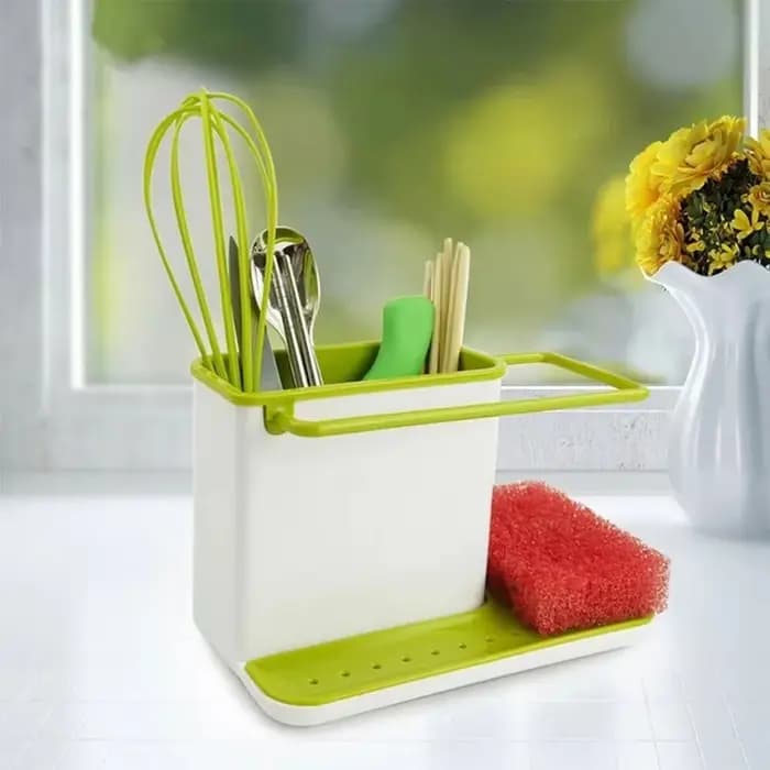 Étagère organisateur cuisine évier appareil support filtre à eau stockage vaisselle tissu