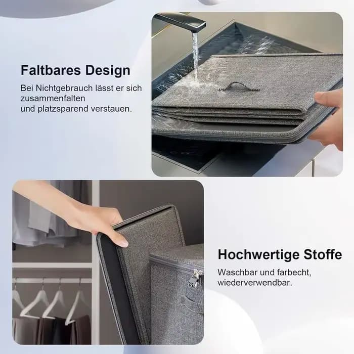 Boîte de rangement pour vêtements avec serrure à chiffre