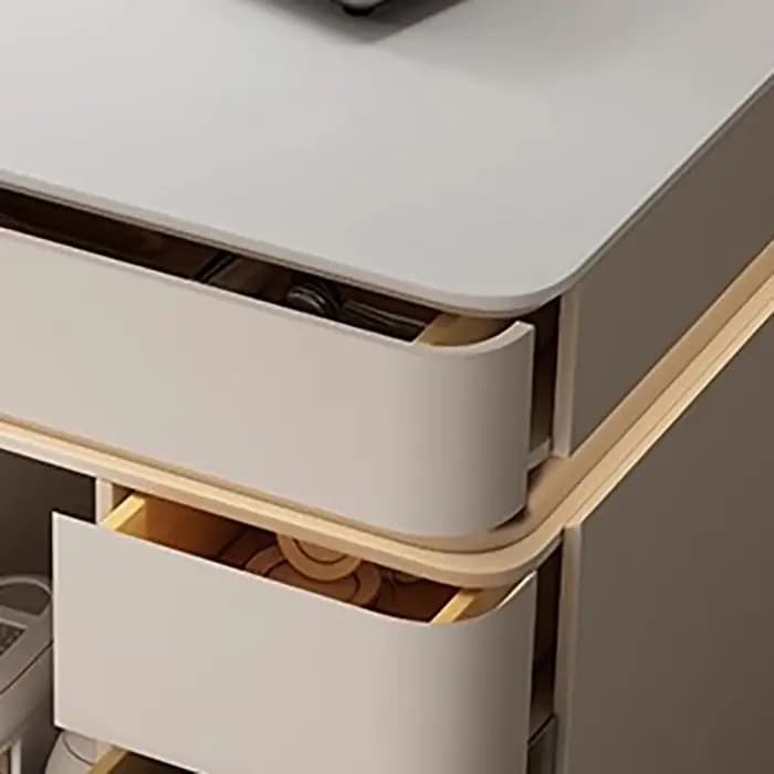Îles de cuisine minimalistes américaines avec rangement