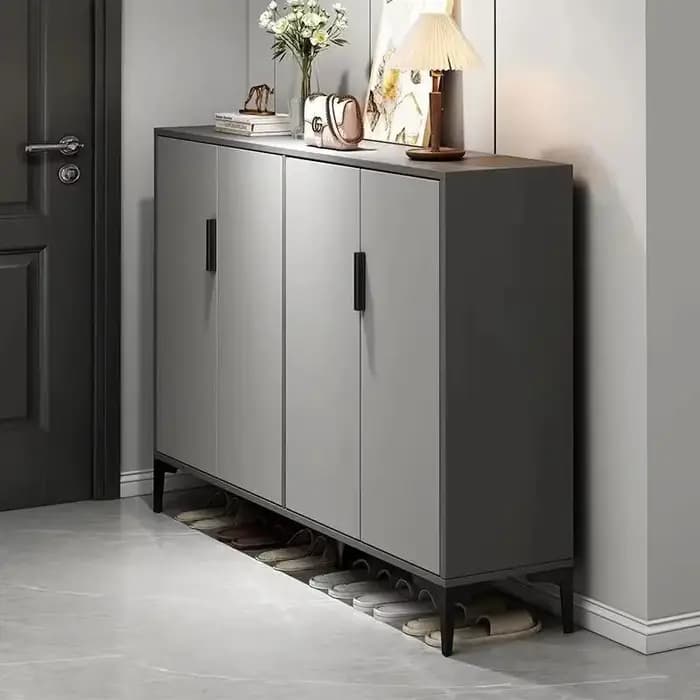 Armoire à chaussures porte de maison nouveau style chinois chaud grande capacité moderne simple