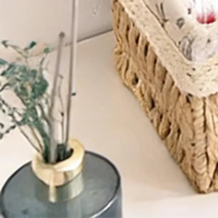 Boîte de rangement en rotin tressé pour jouets