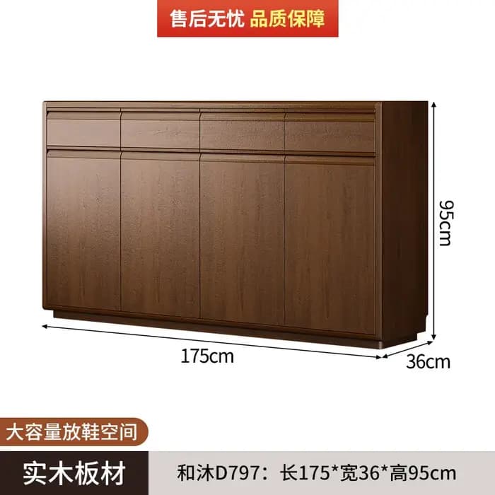 Meuble de rangement étroit en bois pour chaussures de femme