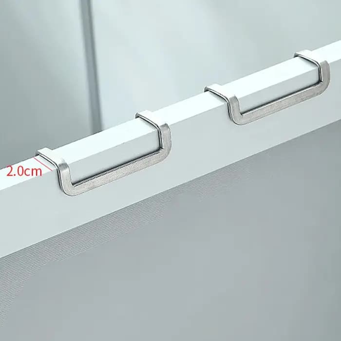 Porte d'armoire en acier inoxydable 304 en forme de S, crochet polyvalent, porte-serviettes, porte-c