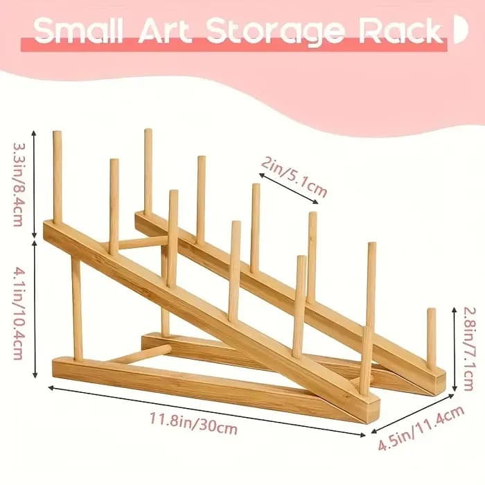 Support de séchage et de rangement d'art pour salle de classe, 5 niveaux, présentoir de peinture, su