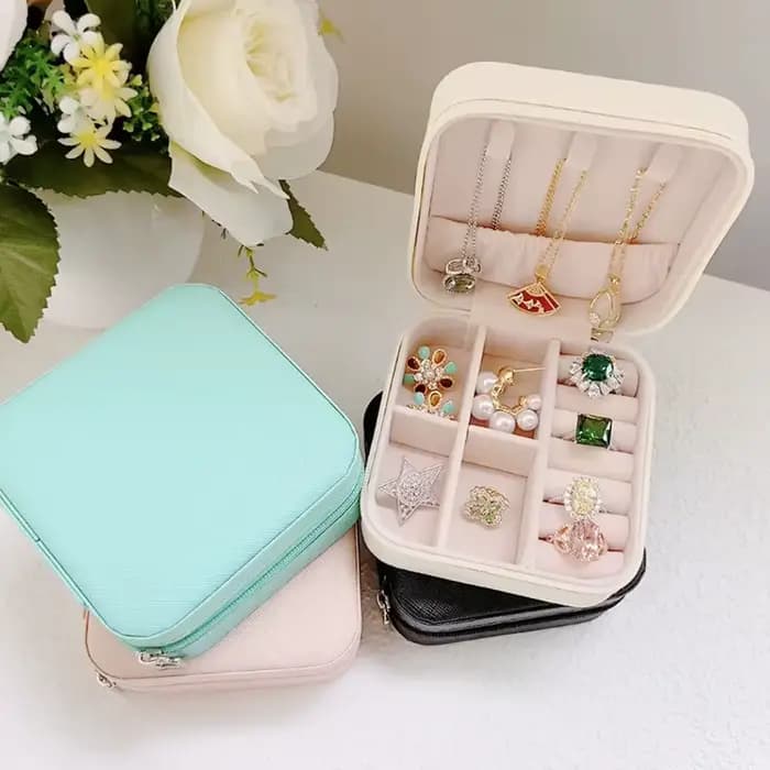 Boîte de rangement de bijoux Portable