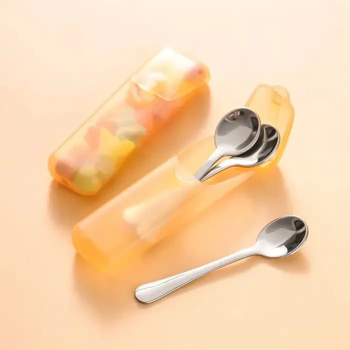 Mini boîte de rangement de cure-dents avec couvercle