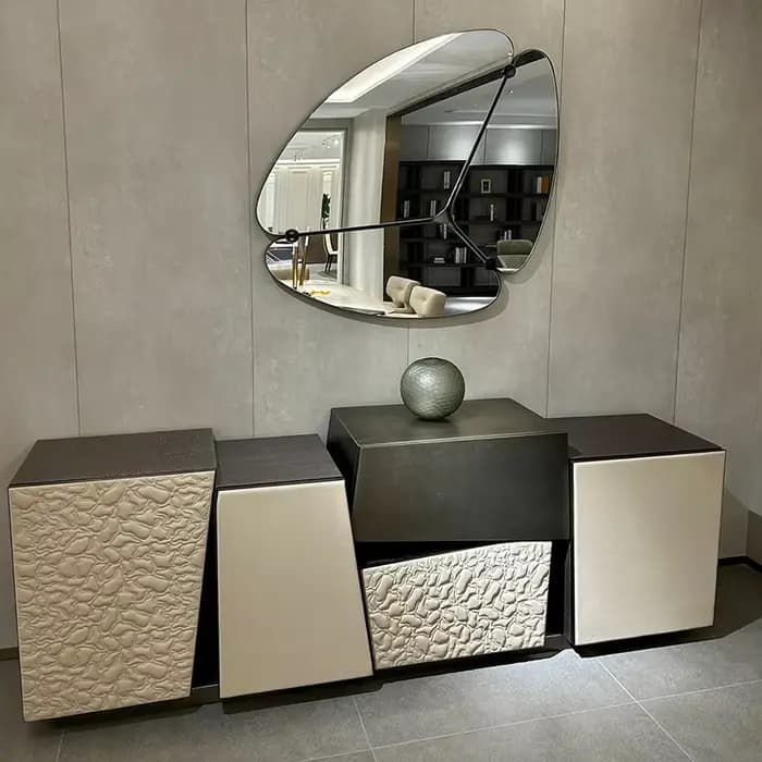 Armoire de Rangement au Design Géométrique Irrégulier