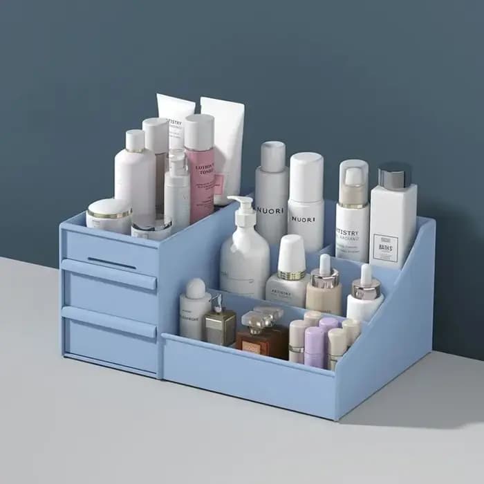 Tiroir en plastique, boîte de rangement de maquillage