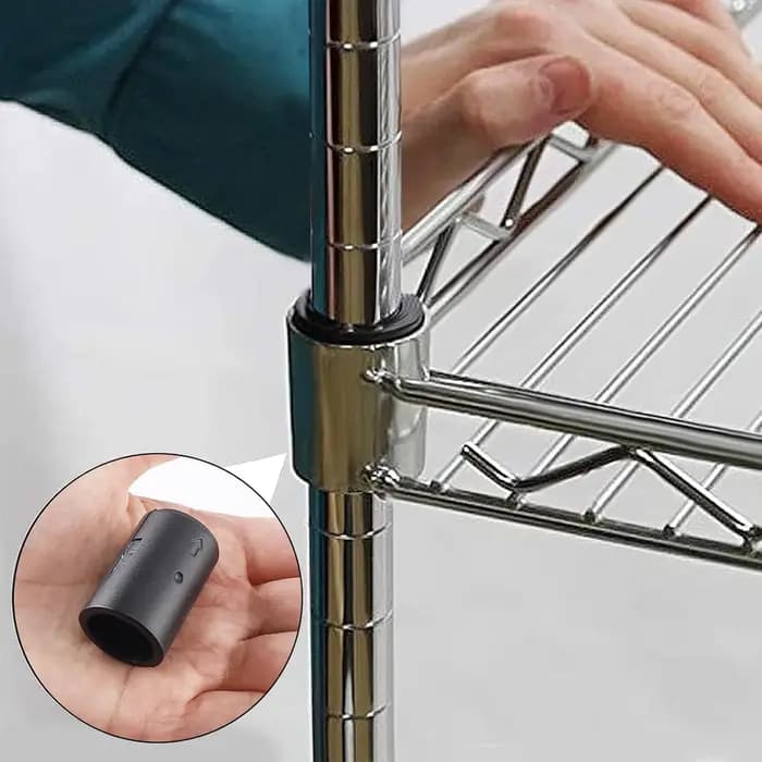24 clips de fixation pour étagères métalliques de 3/4 po - 12 paires