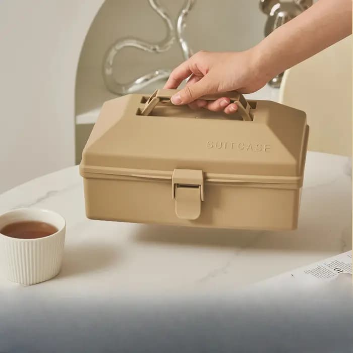 Boîte de rangement portable multifonctionnelle