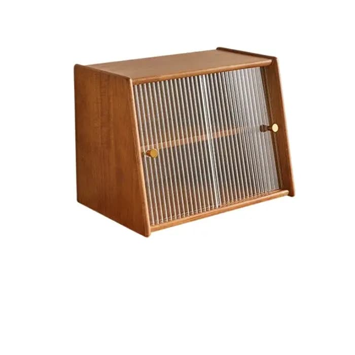 Étagère de rangement murale en bois massif pour cuisine