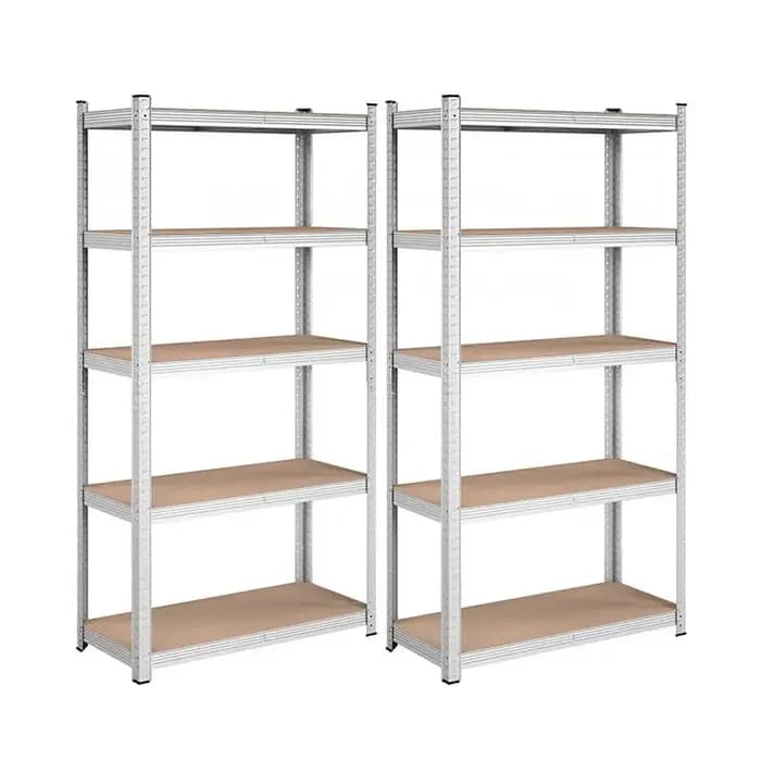 Étagère de rangement en acier robuste à 5 niveaux, capacité 875 kg, étagères métalliques réglables s