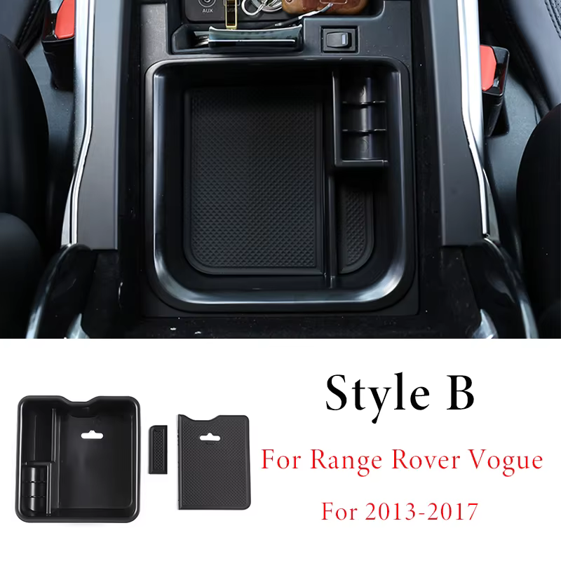 Boîte de rangement pour accoudoir Central de voiture, plateau organisateur de Console centrale pour