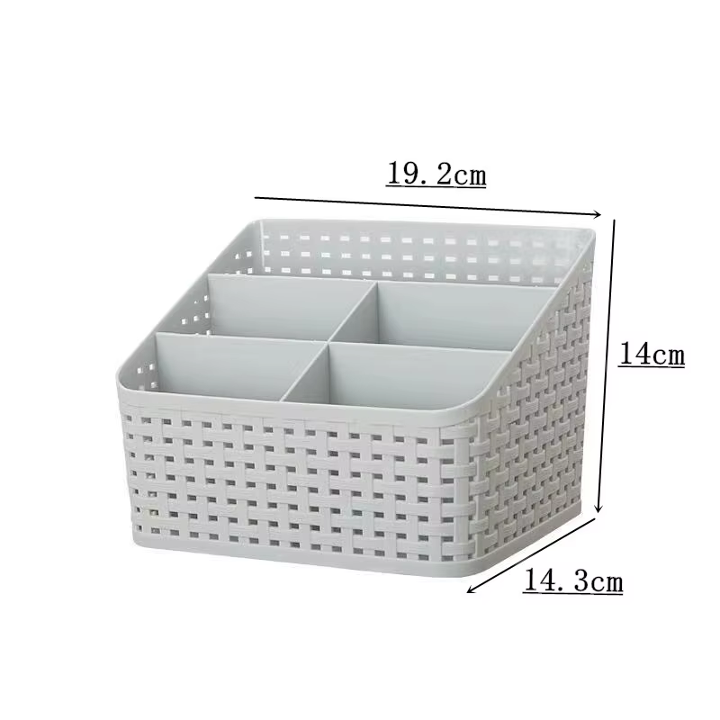 Boîte de rangement de maquillage pour bureau de cosmétiques, étui de rangement de soins de la peau, 