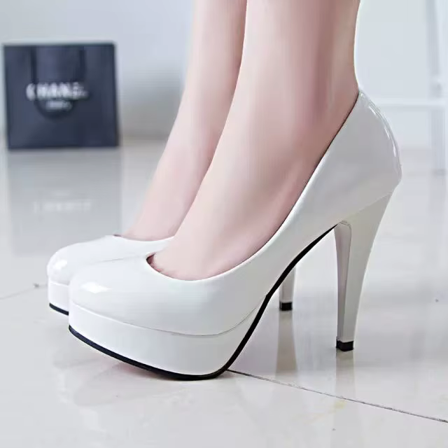 Femmes Hauts Talons Femmes mode classique chaussures à talons hauts dame bureau gris chaussures à ta