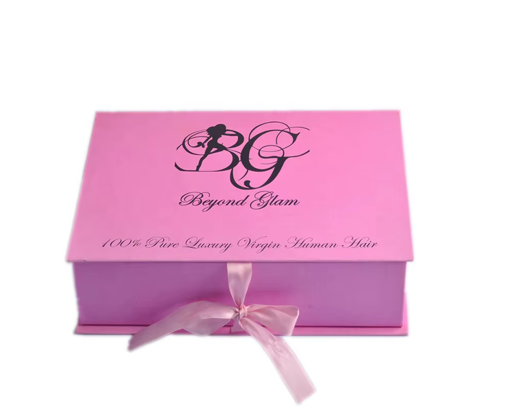Boîte en papier d'emballage cadeau pliable magnétique, logo imprimé personnalisé, conception gratuit