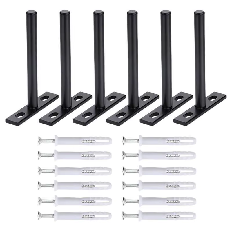 652F 4/6/8 pièces supports d'étagère en stratifié Support d'étagère pour les décors maison modernes