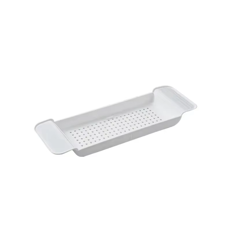 Étagère de baignoire extensible, plateau de baignoire de salle de bains, caddie de douche, support d