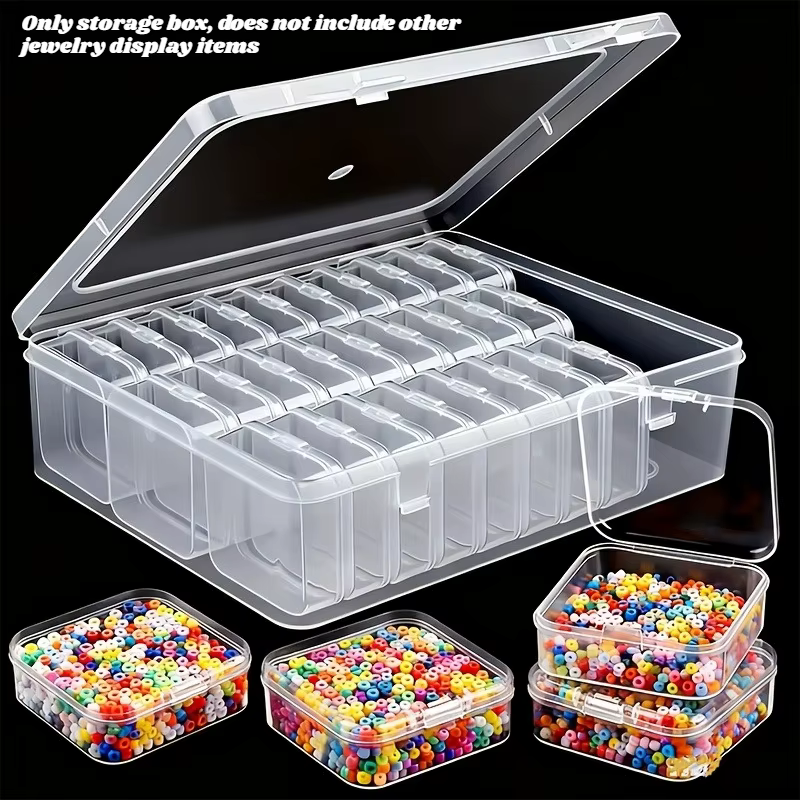 30 boîtes intérieures + 1 boîte extérieure, boîte de rangement pour peinture au diamant, grande boît