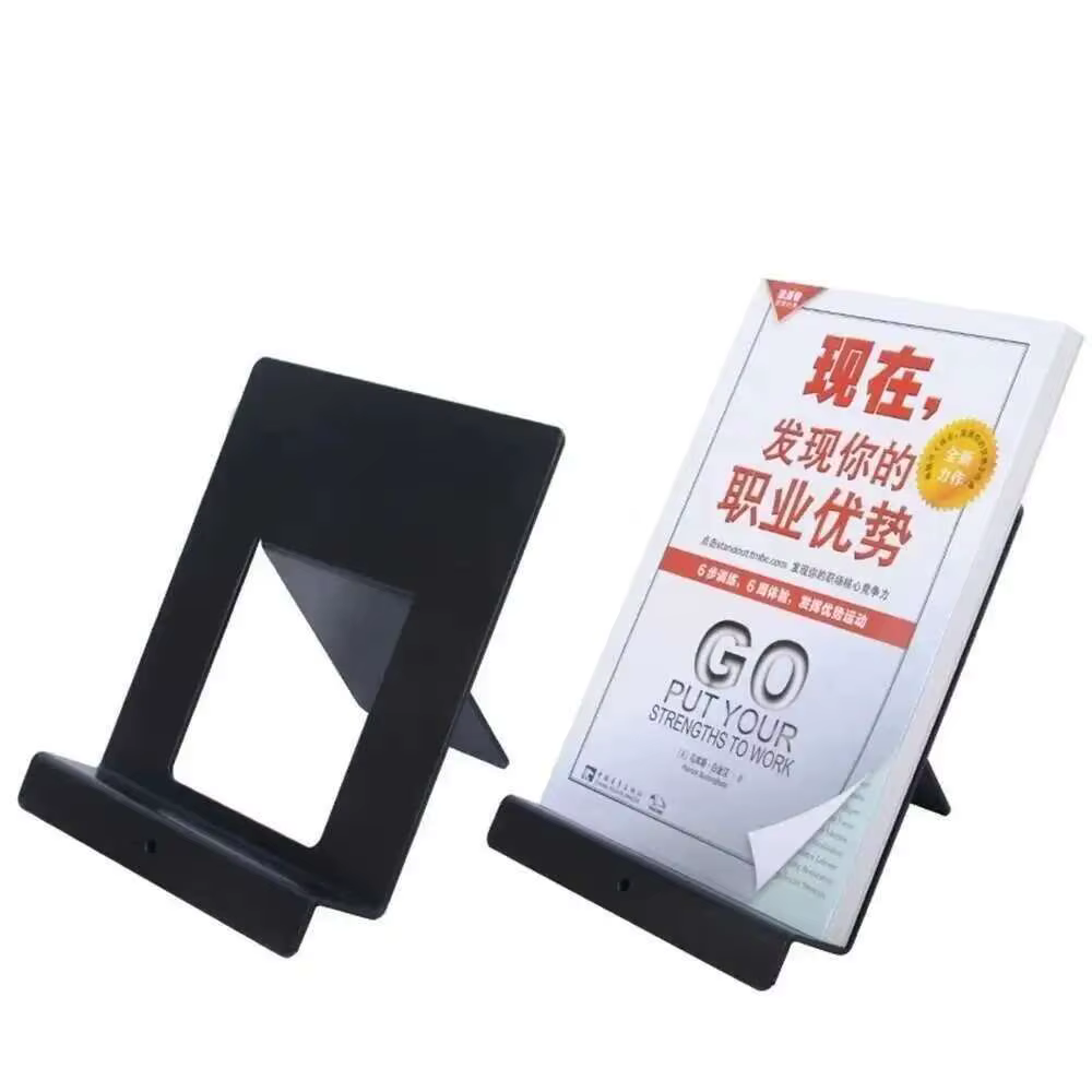 Étagère à livres en métal noir, table de bureau, présentoir à livres, marchand T1