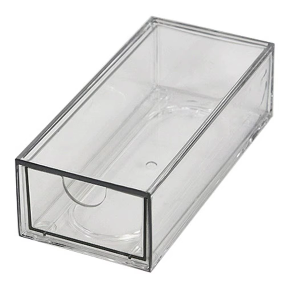Boîte de rangement de bureau INS, type tiroir, empilable, organisateur de cosmétiques, gain de place