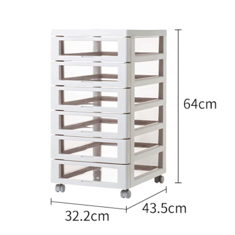 Organisateur de tiroir de rangement de chariot, boîte de rangement en plastique multifonctionnelle, 
