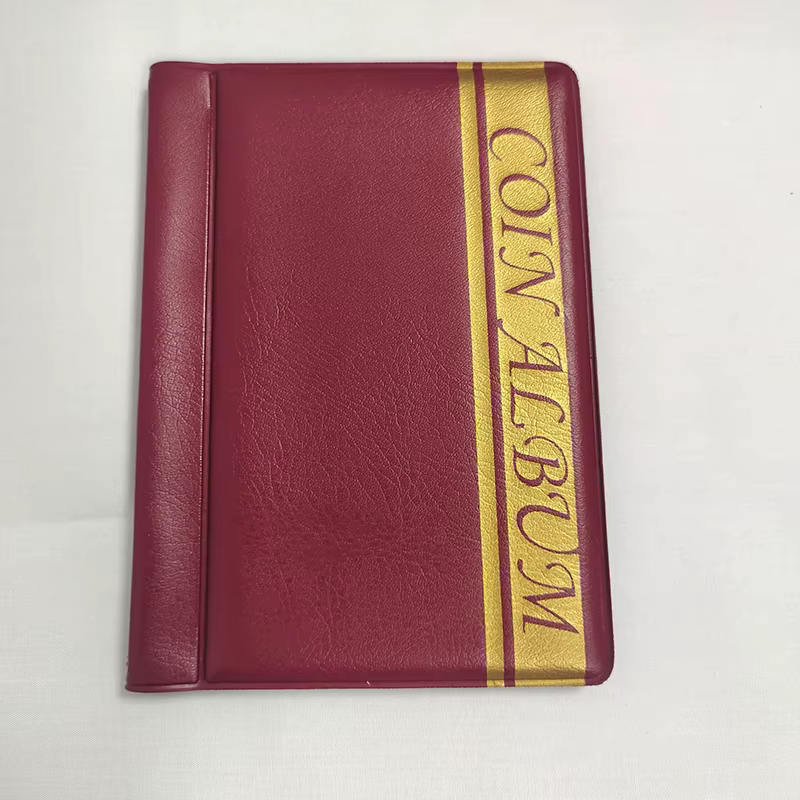 Albums de collection de monnaies, 120 pochettes, album de collection de pièces de monnaie pour colle