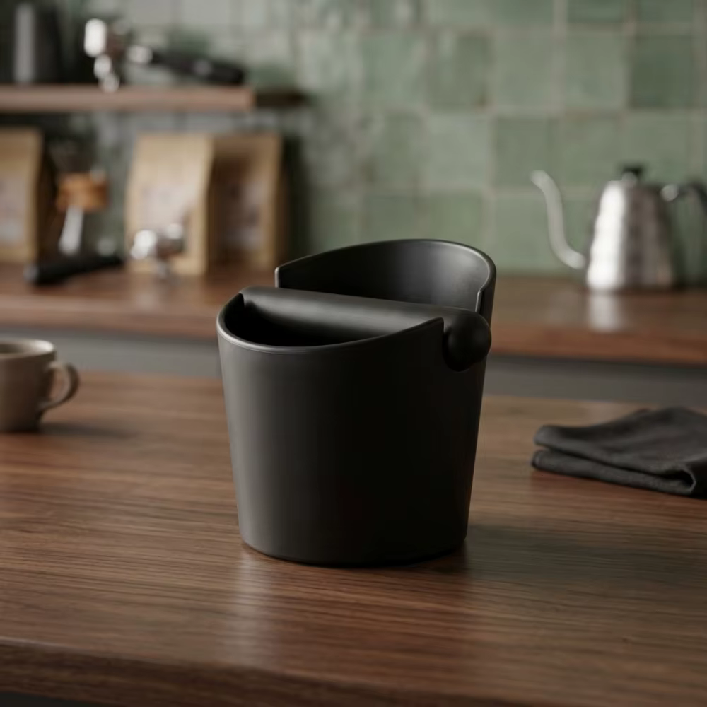 Boîte à café anti-dérapante pour le retrait des résidus d'espresso, seau de récupération des poudres
