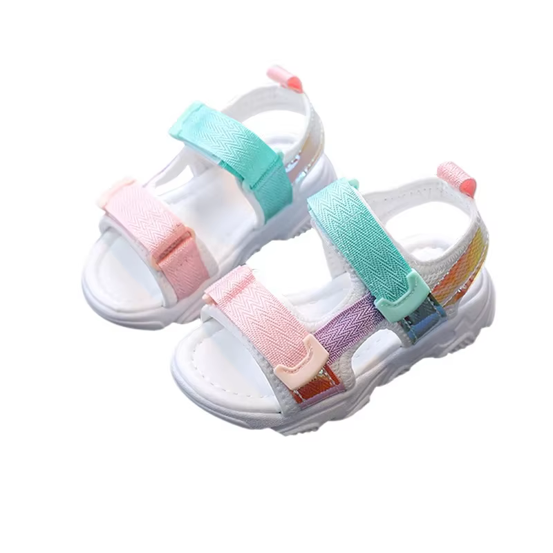 Sandales Douces et Confortables pour Enfant, avec Semelles Antidérapantes, pour Bébé Fille de 2 à 6 