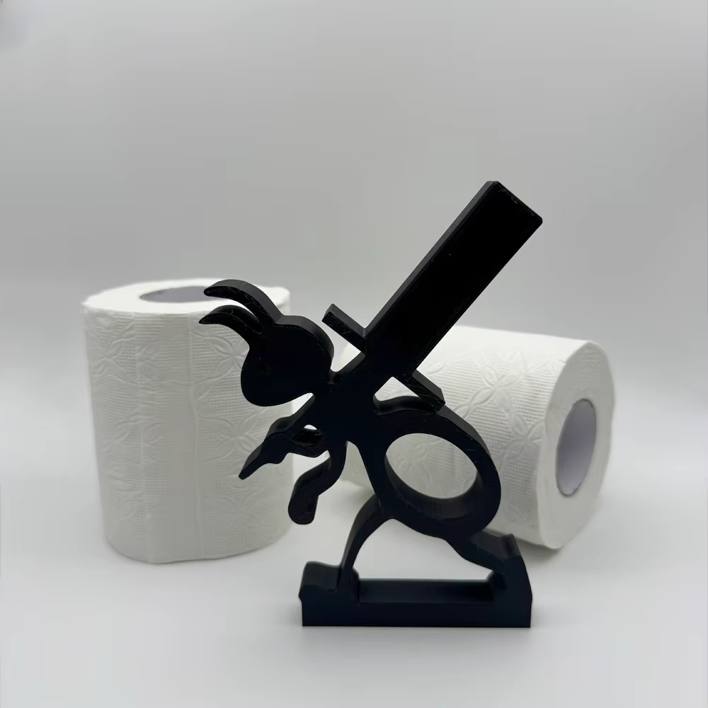 Porte-serviettes en papier mignon et simple en forme d'animal - Porte-rouleau de papier minimaliste 