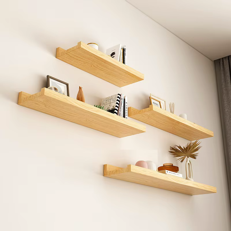 Petite étagère murale en bois massif, panneau de mots perforé, livre T1, décoration murale, ménage, 