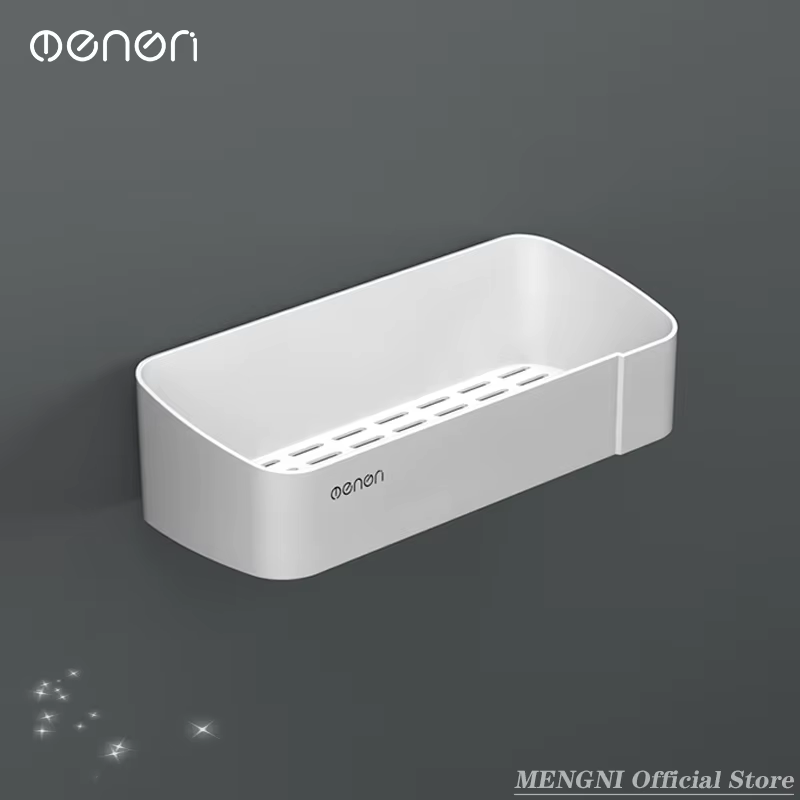 MENGNI Étagères d'angle de salle de bain, support de rangement de cuisine, étagère de douche murale 
