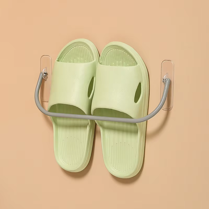 Porte-chaussures mural pliable en plastique T1, étagère de rangement pour pantoufles