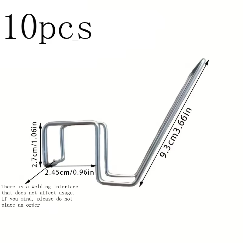 Support à chaussures multifonctionnel en acier inoxydable, 10 pièces, crochet de suspension pour cha