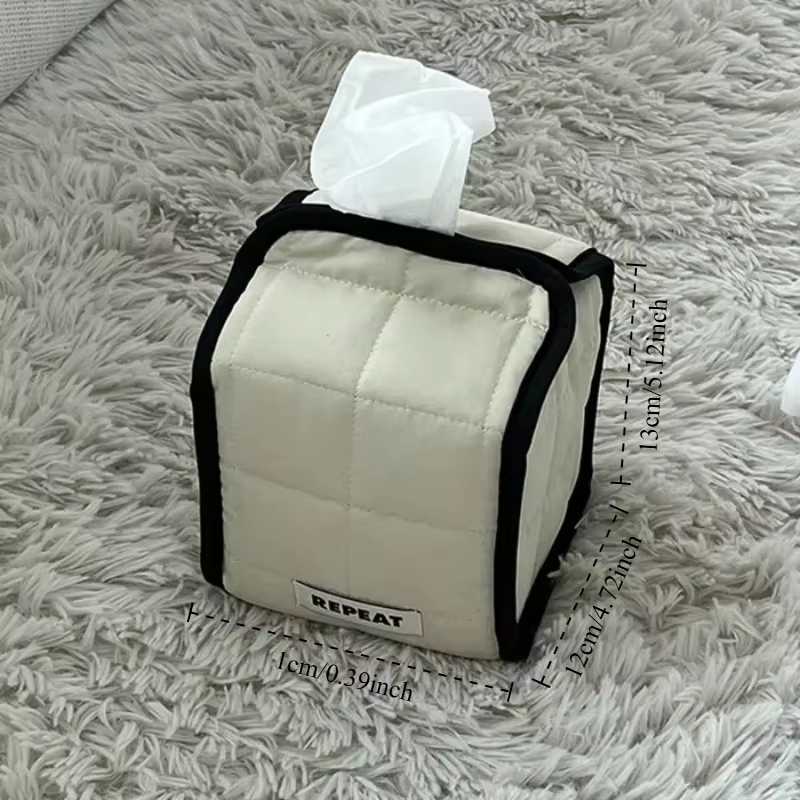 Boîte de rangement pour mouchoirs en papier, gain de place, ronde ou carrée, pour rouleaux de papier
