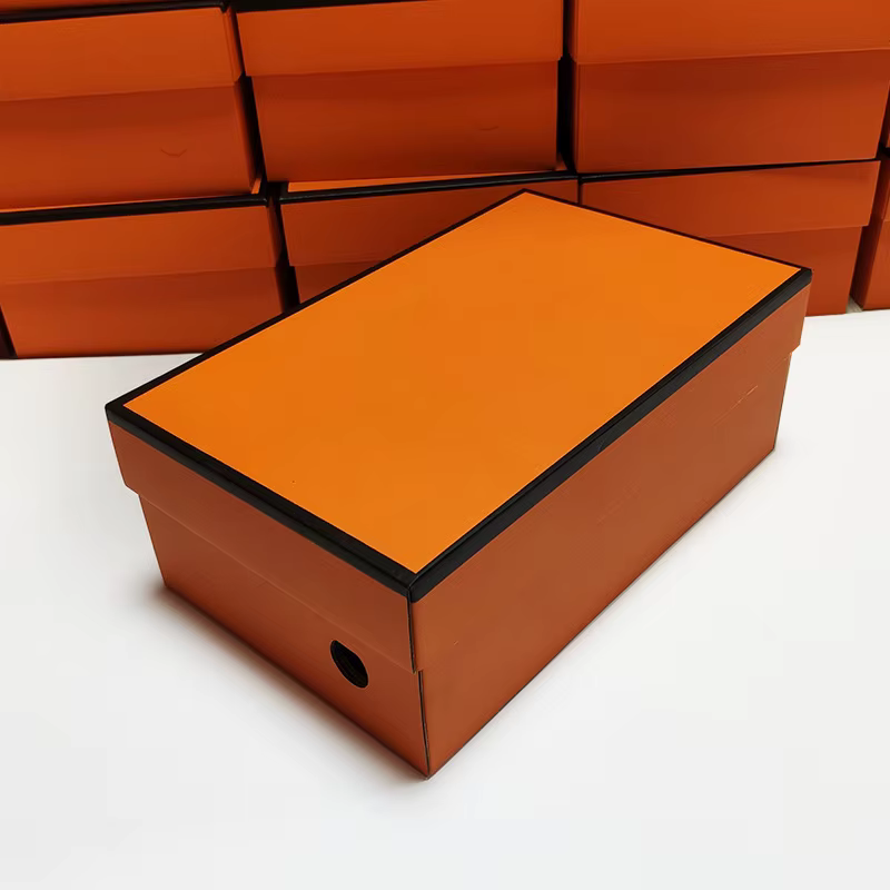Boîtes à chaussures en carton orange, cadeau, freins GT, boîte mystérieuse, boîte d'expédition ondul