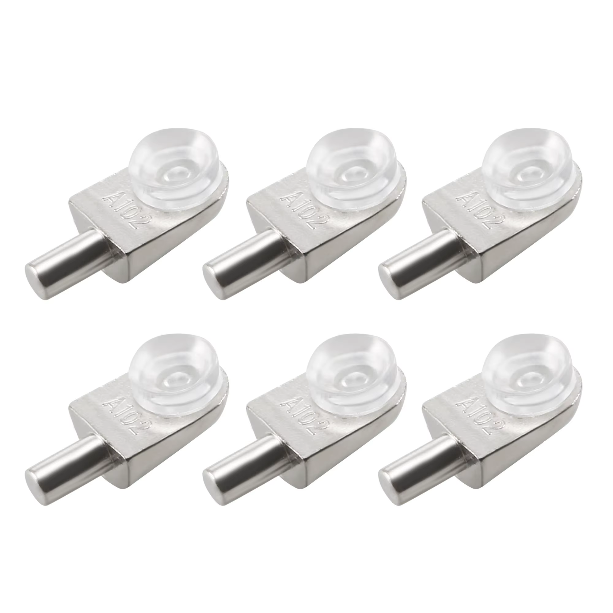 Chevilles de Support d'étagère en alliage de Zinc, plaque de serrage en verre, Support de séparateur