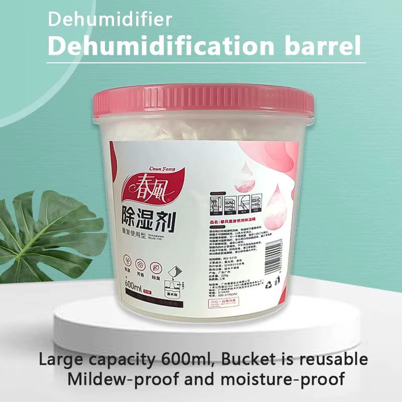 1 Baril de déshumidification, pack absorbant l'humidité, agent de séchage, déshumidificateur de plac