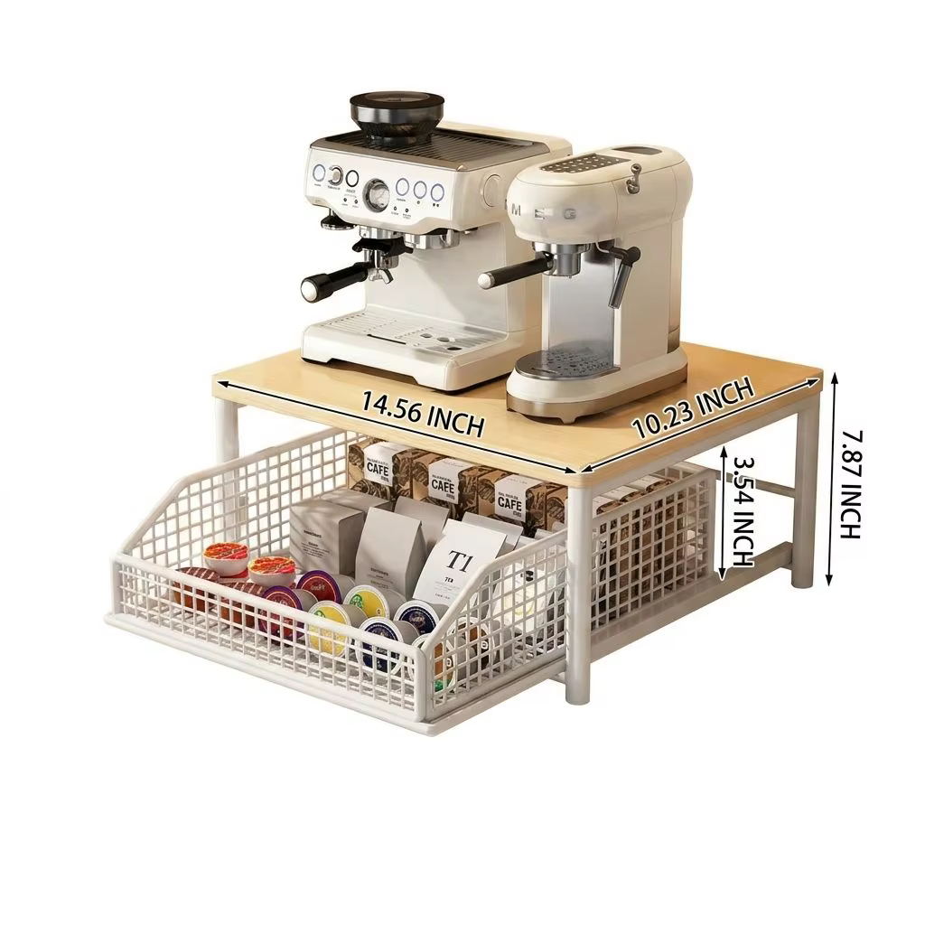 Étagère de rangement élégante et moderne pour micro-ondes, gain de place, pour appareils électroména