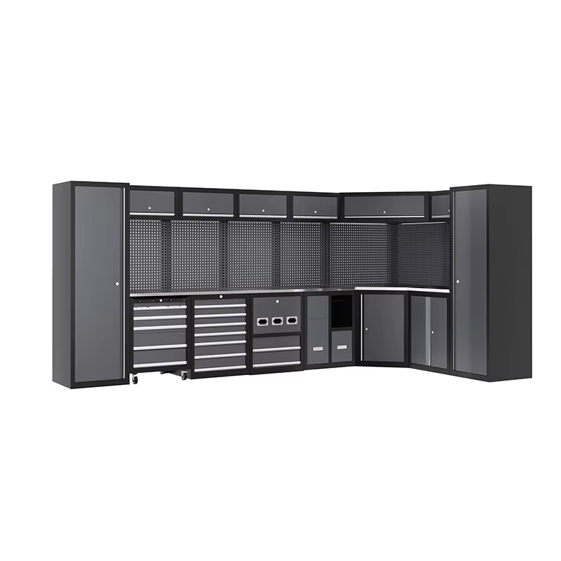 Armoire à outils modulaire avec établi pour garage et atelier