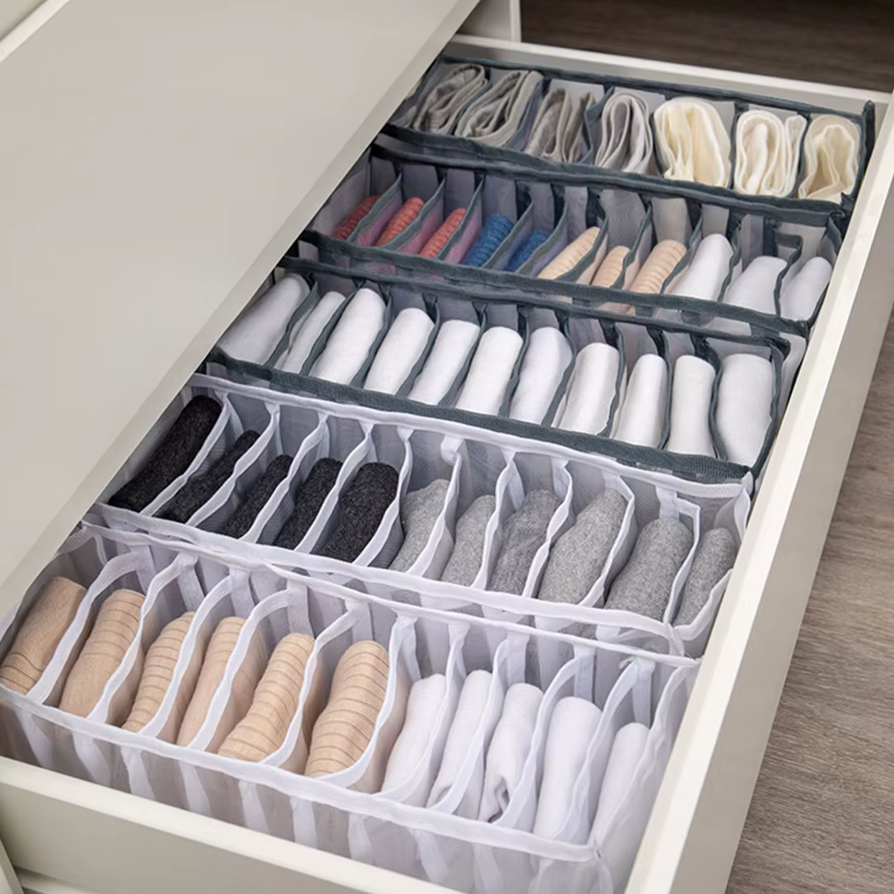 Boîtes de rangement pour garde-robe, Cisco, organisateurs d'armoires, sous-vêtements, soutien-gorge,